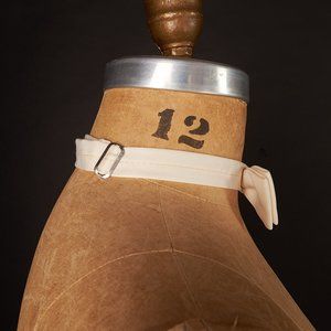 Vintage White Tuxedo Bow Tie